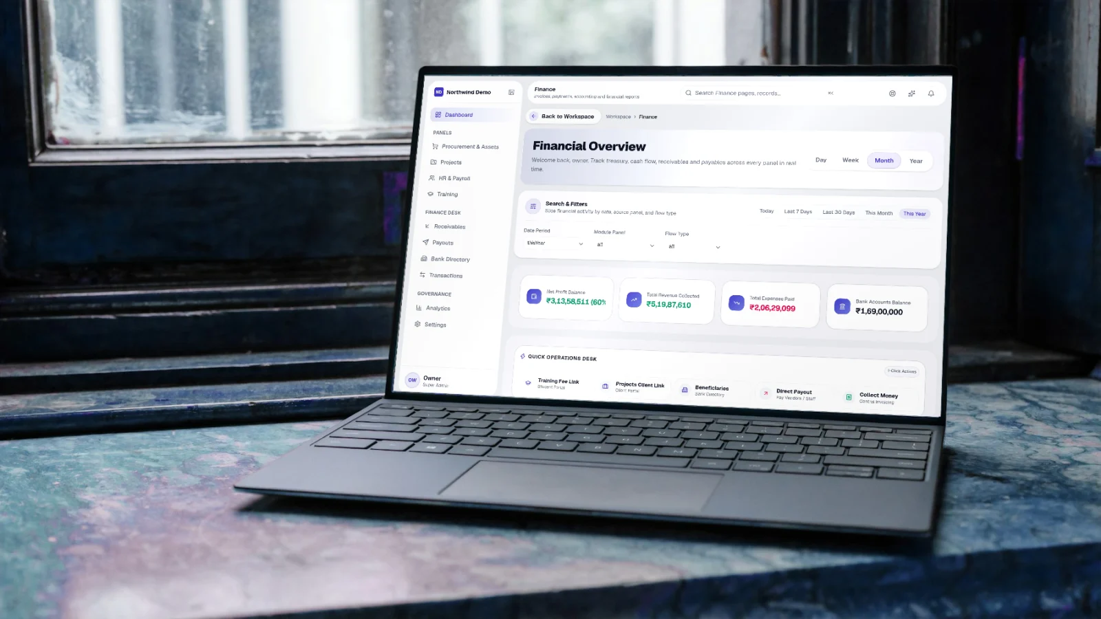 SelfRun CashFlow AI — real screen
